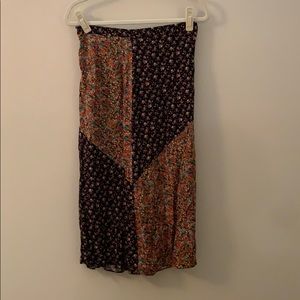 Floral Midi Skirt